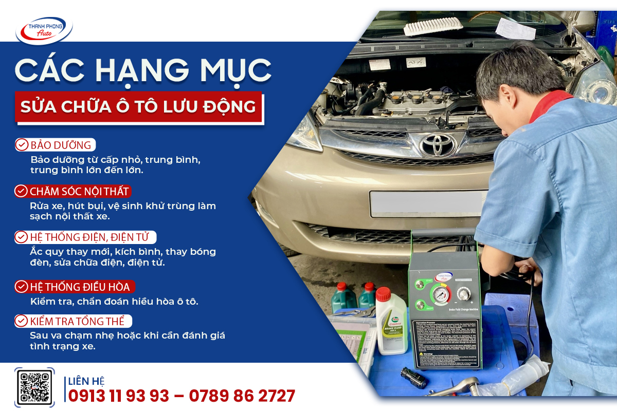 Thanh Phong Auto - Sửa Chữa Ô Tô Lưu Động Chính Hãng tại Phường Nhiêu Lộc 12