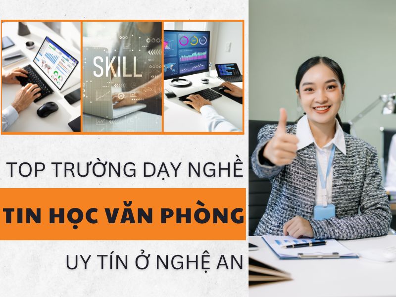 học nghề tin học văn phòng ở nghệ an