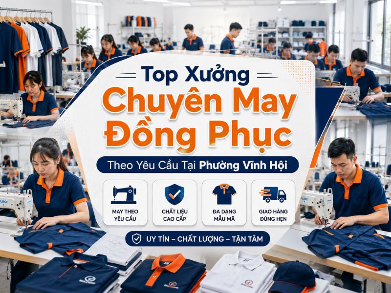 Top Xưởng Chuyên May Đồng Phục Theo Yêu Cầu Tại Phường Vĩnh Hội 9 Top Xưởng Chuyên May Đồng Phục Theo Yêu Cầu Tại Phường Vĩnh Hội 9